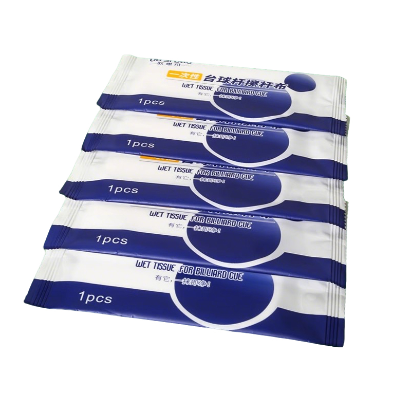 台球杆清洁湿巾一次性便携养护实木杆桌球馆专用擦杆布保养用品