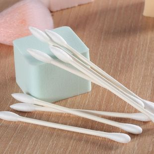 棉签掏耳化妆家用纸棒棉花棒无菌一次性双尖圆双头耳朵勺清洁棉棒