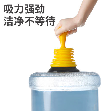 新款家用厨房水槽吸下水管道疏通器厕所堵塞便携皮揣子下水道疏通