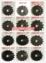 Phụ kiện xe máy - Xe máy Gears 	nhông xích xe máy did	