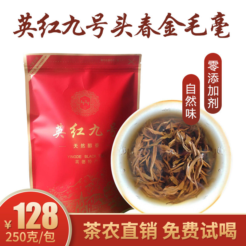 春茶英红九号特级金毛广东