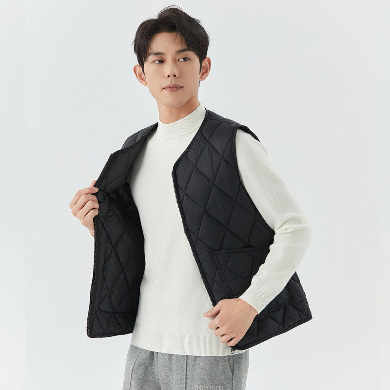 羽绒棉马甲男轻薄秋冬打底保暖背心坎肩内胆棉袄学生大码宽松外套,男装,常规马甲,淘宝优惠券,粉丝福利购,淘宝优惠卷