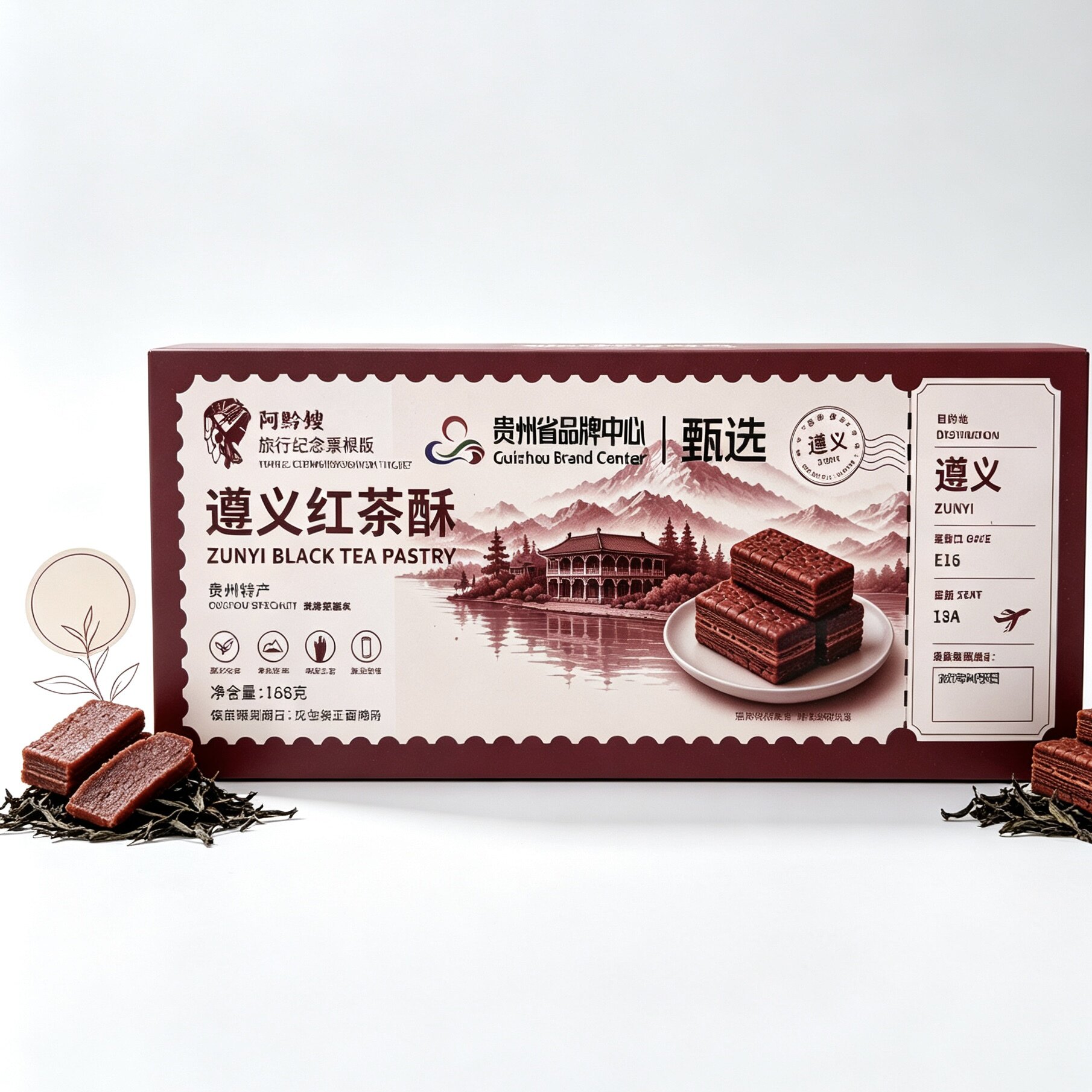 贵州特产阿黔嫂遵义红茶酥168g特色小吃糕点