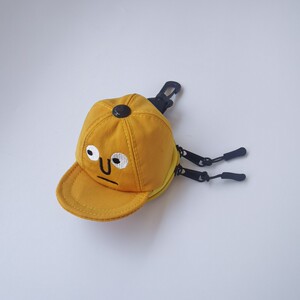 零钱包迷你斜挎帽子鸭舌帽笑脸耳机收纳包钥匙挂件硬币包新款