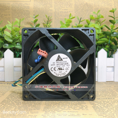 原装台达 AFC0912DE 9038 9cm 12V 0.50A PWM 暴力 机箱 散热风扇