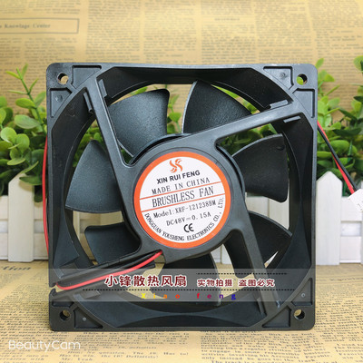 全新原装 XRF-121238BM 12038 48V 0.15A 12cm 变频器 散热风扇