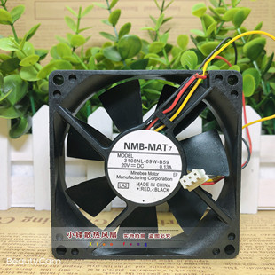 09W 检测风扇 24V 投影仪 8厘米 B59 3108NL 8020 0.13A 20V NMB