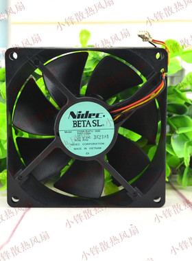 NIDEC 24V 0.14A D09A-24PU 06B 9225 9025 变频器 9厘米散热风扇