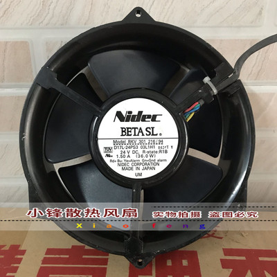 D17L-24PS3 03L1H1 BKV 301 216/94 Nidec 24V 1.50A 变频器风扇