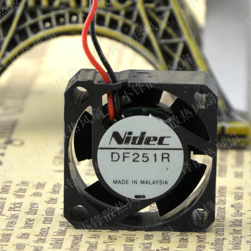 原装Nidec 2.5CM DF251R-12MA-02 2510 12V 微型硬盘散热设备风扇