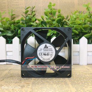 原装DELTA台达 AFB0812SHD 8cm 8020 12V 0.33A 机箱电源散热风扇
