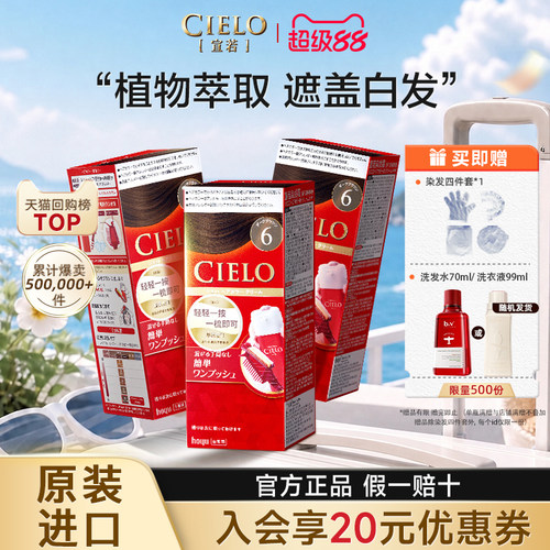 宣若日本进口原装泡泡沫染发剂