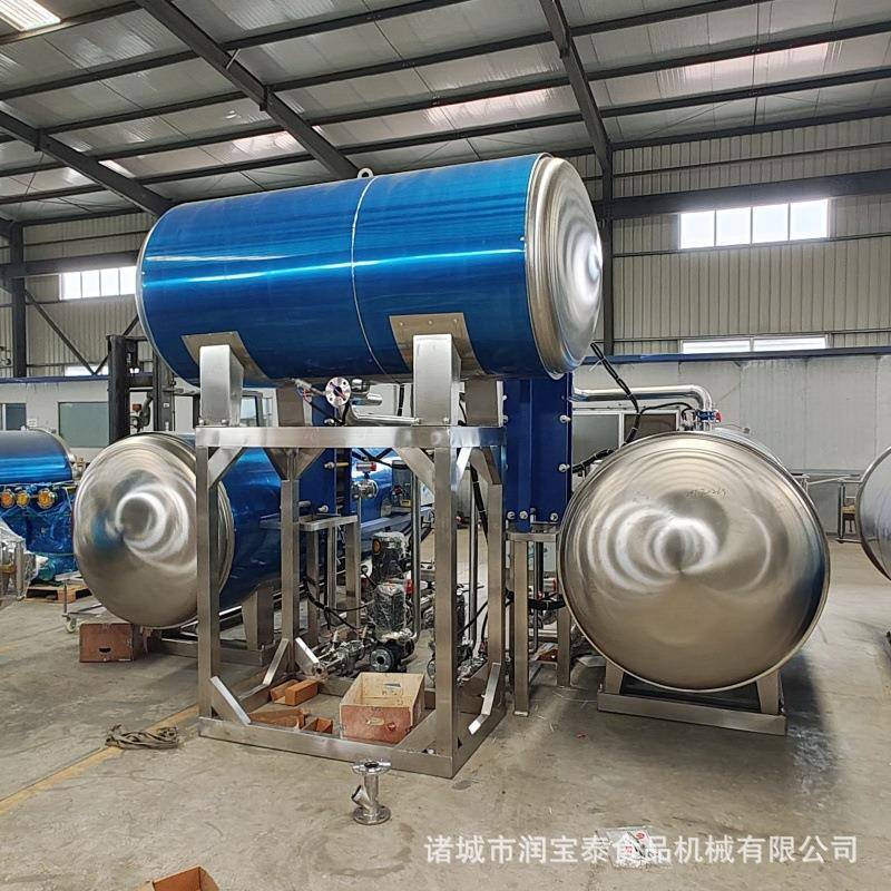 全自动真空卤肉熟食肉制品小金碗杀菌设备双层水浴高温高压杀菌锅