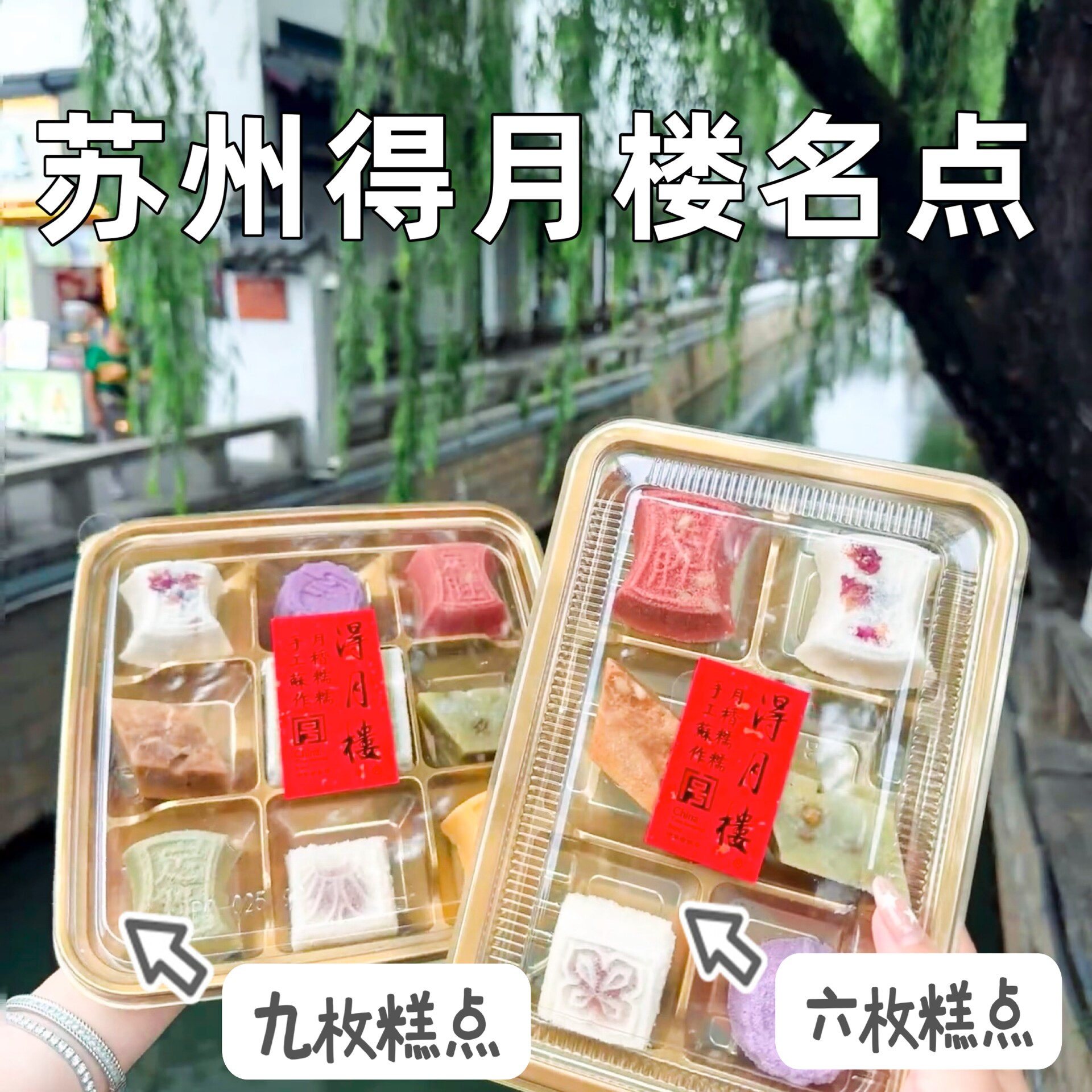 苏州得月楼糕点全家福糕点苏州伴手礼特产糕点礼盒糯米糕苏州特产