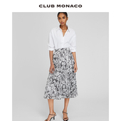 蝴蝶印花百褶半身裙 MONACO女装 明星同款 CLUB