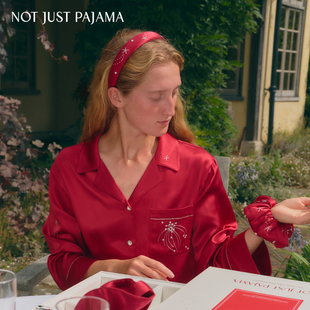 VEGA22姆米真丝烫钻眼罩发圈发箍礼盒结婚送闺蜜 Pajama Not Just