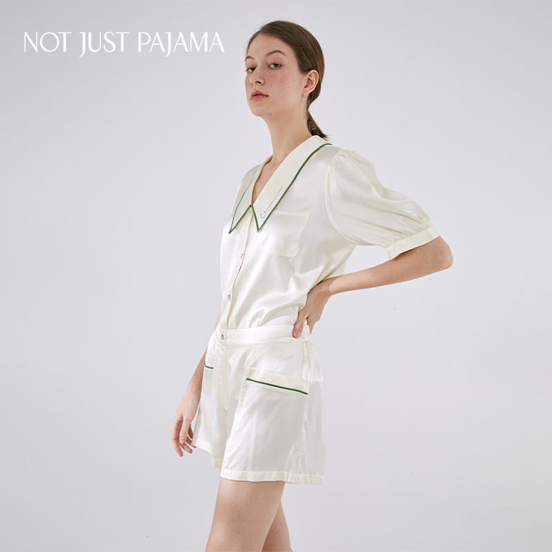 Not Just Pajama仲夏积云系列 法式真丝睡衣女家居服可定制送女友