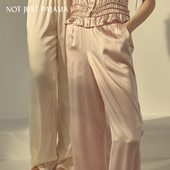 Just Pajama 重磅真丝家居服下装 Not 裤 子可外穿