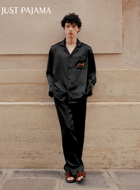 明星同款】Not Just Pajama 22姆米真丝睡衣男女同款长款套装