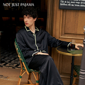 睡衣情侣家居服套装 吴磊同款 Pajama 22姆米真丝男士 Not Just
