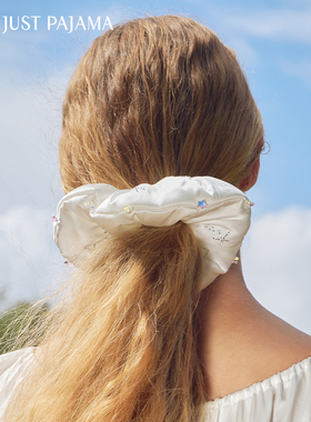 Not Just Pajama VEGA织女星系列22姆米真丝烫钻发圈