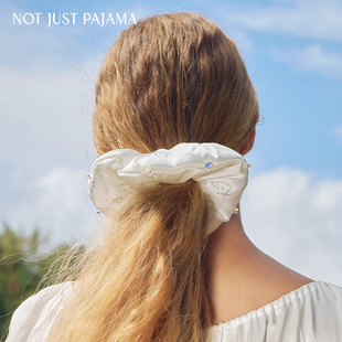 VEGA织女星系列22姆米真丝烫钻发圈 Pajama Not Just