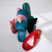 Not 女新娘结婚伴手礼 丝绒流苏拖鞋 Just Pajama