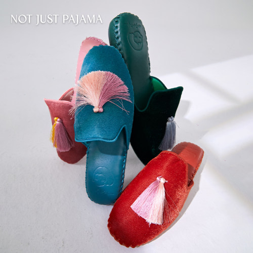 notjustpajama】NJP丝绒拖鞋