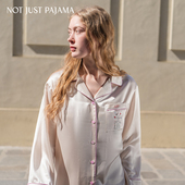 套装 Not 心动博物馆 22姆米秋冬真丝米粉色睡衣女款 Just Pajama