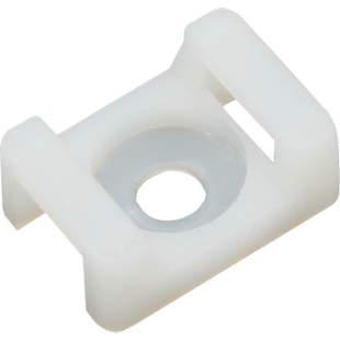 扎带固定座马鞍形电线理线器HC-2定位捆绑螺丝孔电缆线夹线卡子