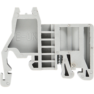 接线端子E/UK排固定件E-UK塑料终端堵头C45导轨UK2.5B固定座200只