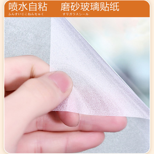 简一卫生间透光不透明隐私贴膜