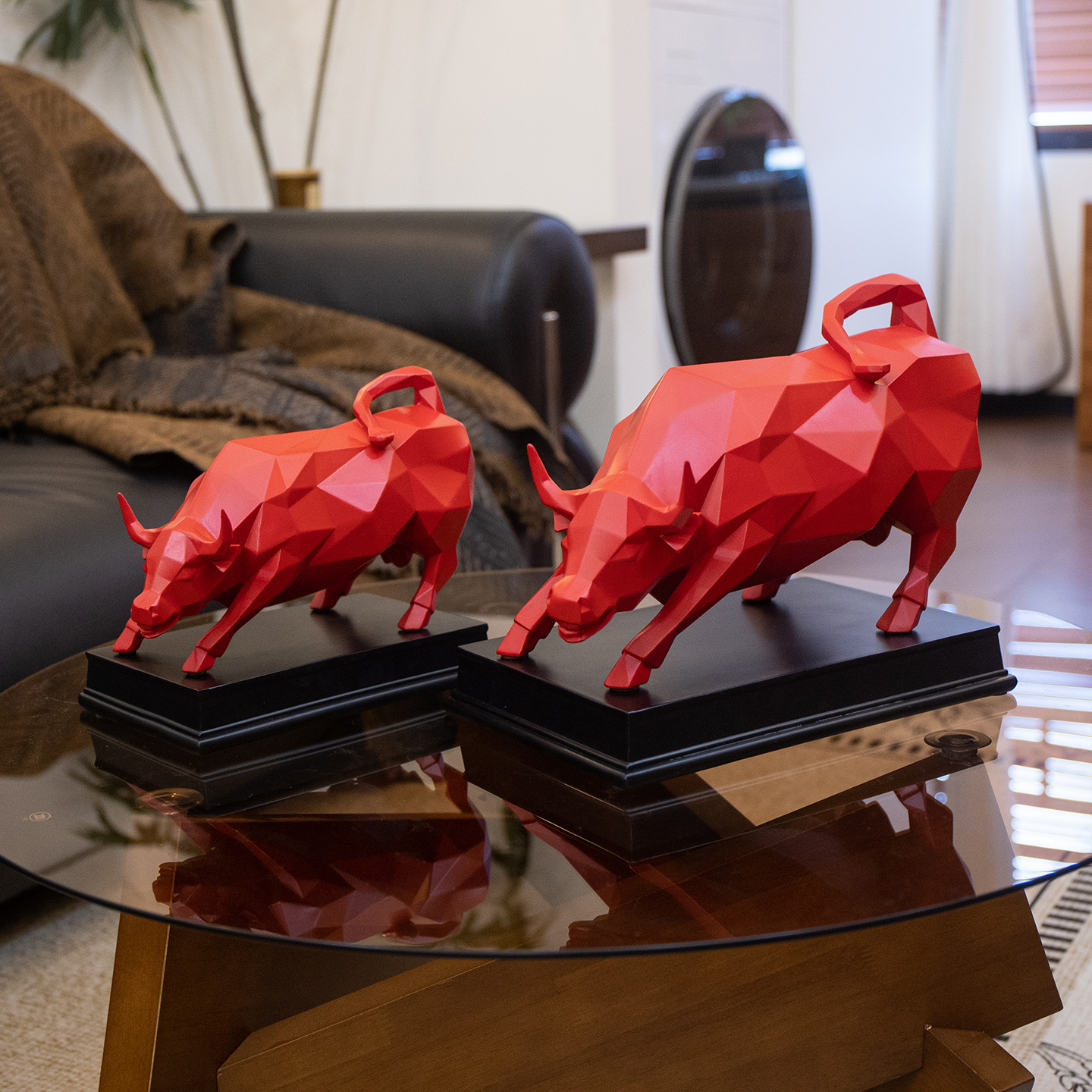 简约风华尔街牛摆件开业礼品