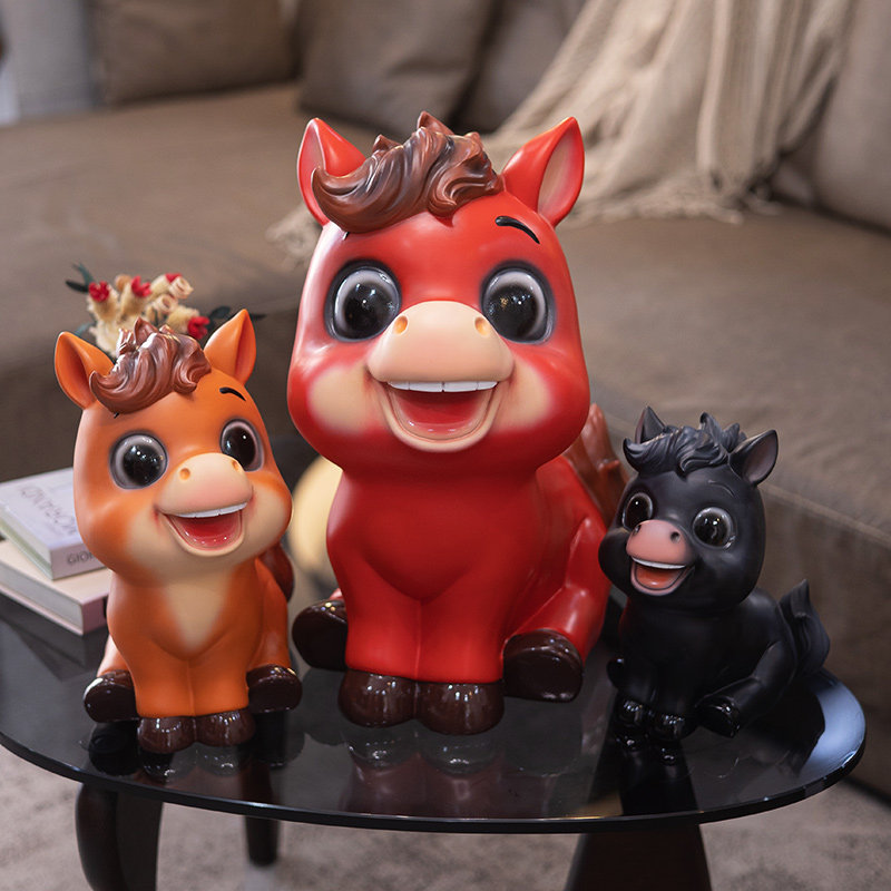 存钱罐新款生肖马摆件只进不出储蓄罐家居客厅电视柜乔迁开业礼品,节庆用品/礼品,储蓄罐,淘宝优惠券,粉丝福利购,淘宝优惠卷