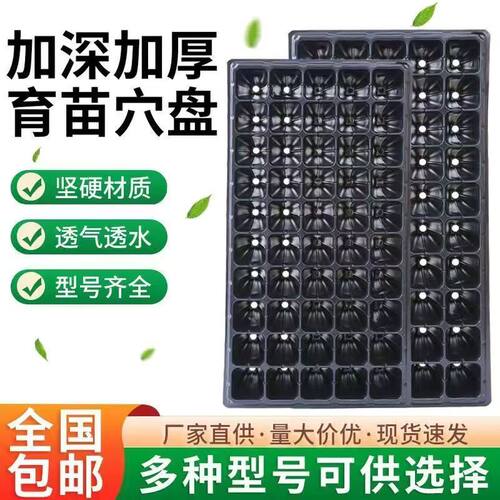 育苗盘育苗盆穴盘塑料杯种植神器营养钵蔬菜育种扦插盒农用托盘盆