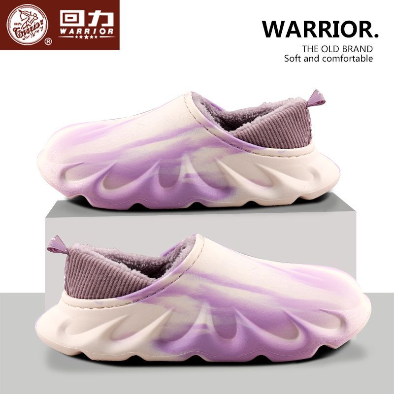 回力包头防水保暖外穿冬季棉拖鞋