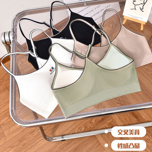 莫尔带罩杯文胸美背8920可调节蚕丝杯细肩带小背马卡龙色系内衣