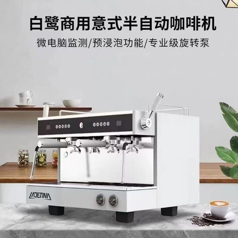 传奇白鹭双头意式半自动咖啡机意式咖啡机美式咖啡机