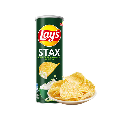 【新品】乐事无限甄选系列薯片酸奶油洋葱味90g桶装休闲零食小吃