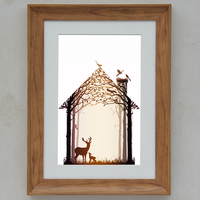 简约海报画框挂墙素描彩绘树脂拼图相框16 24 8开4开A4装裱定制做,家居饰品,相框/画框,淘宝优惠券,粉丝福利购,淘宝优惠卷