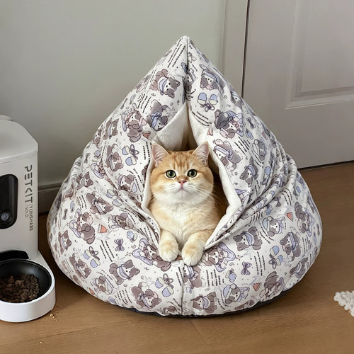 鸡屁股封闭猫窝秋冬保暖安全感窝