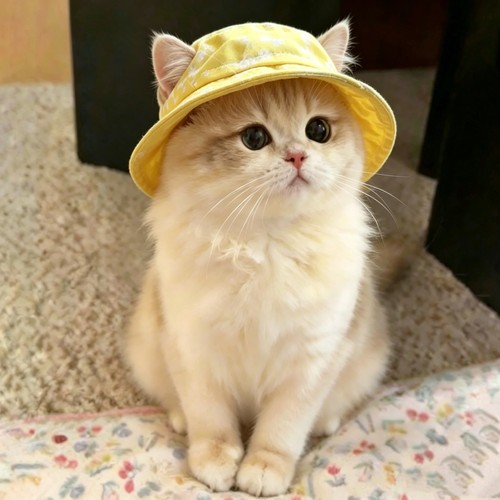猫狗夏季防晒可爱露耳渔夫帽