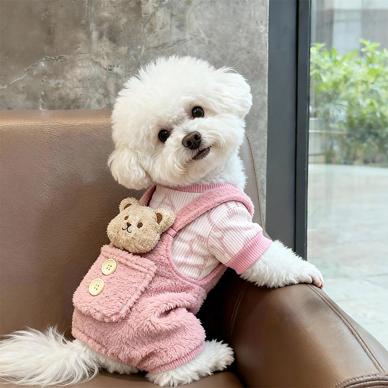 狗狗衣服冬季加厚小熊四脚保暖防寒棉衣小型犬比熊雪纳瑞宠物服装,宠物/宠物食品及用品,狗宠物服装/雨衣,淘宝优惠券,粉丝福利购,淘宝优惠卷