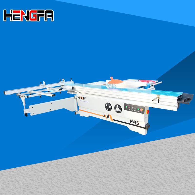 45木工裁板锯 圆棒导轨半自动裁板锯F45D 厂家销售木工机械