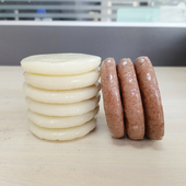 纯糯米糍粑湖北恩施利川特产无馅原味小糍粑年糕小吃高粱糍粑美食