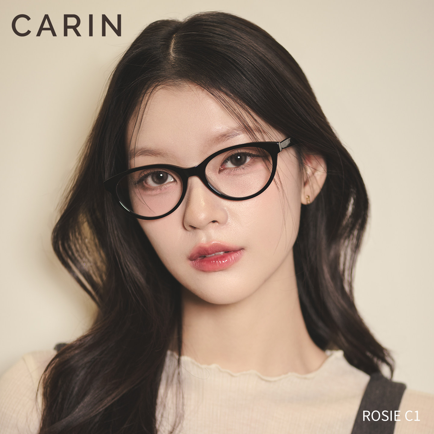 【王安宇同款】CARIN眼镜框男女ROSIE猫眼方框素颜高级感近视可配