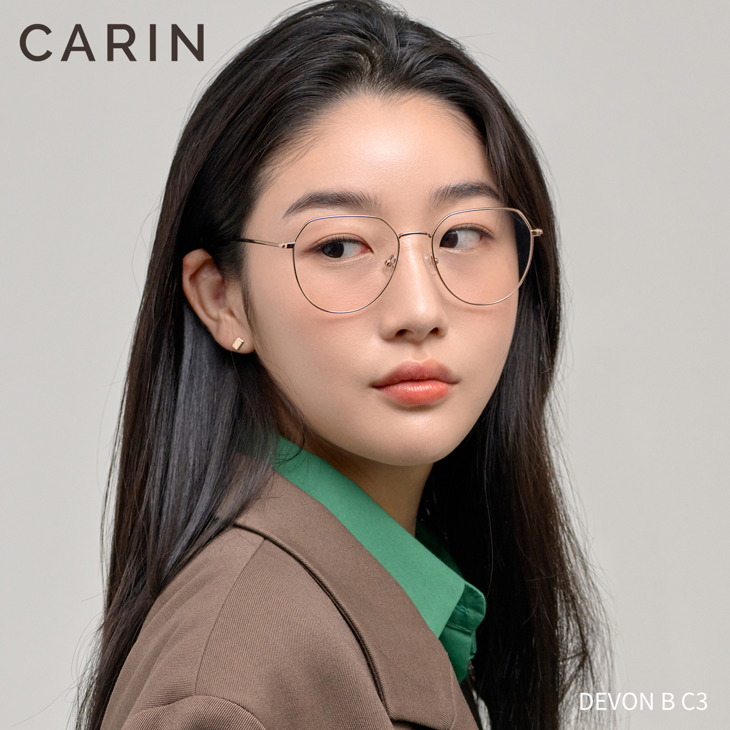 CARIN全框B钛近视镜光学镜架