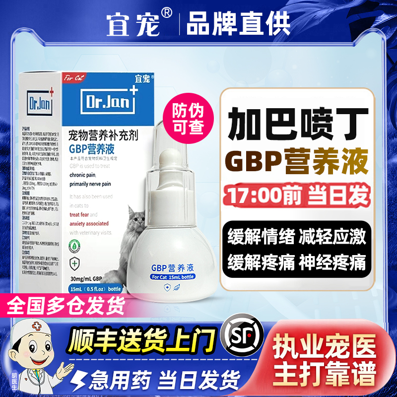 猫咪加巴喷丁GBP营养液猫咪应激
