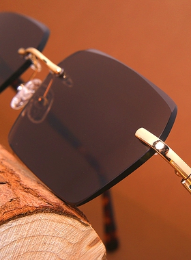 天然钻石切边东海夏季梯形太阳镜