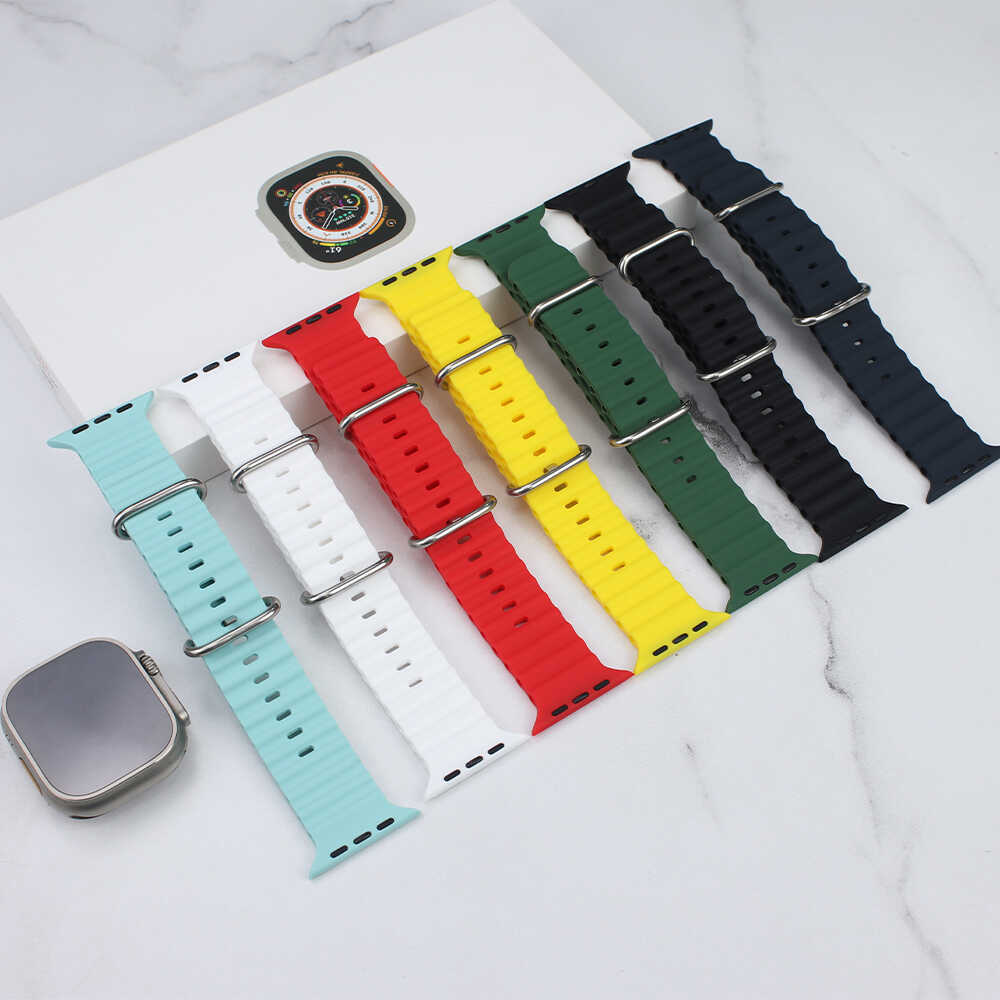 适用于智能手表iwatchs9硅胶表带